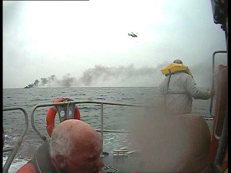 Motor boat explosion